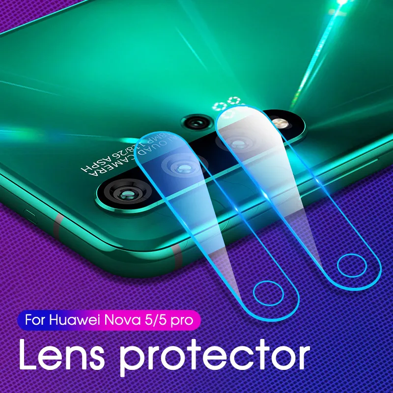 Прозрачное закаленное стекло объектива камеры для Huawei Nova 5 5i 3 3i 4 P20 Lite 2019 P Smart Pro