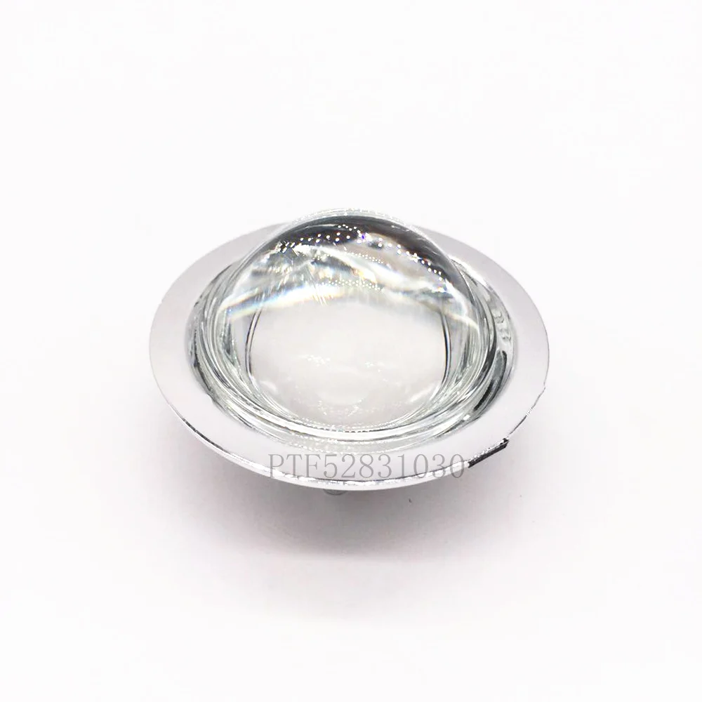 

5 Set 44mm Optical Glass LED Lens 60degree + Reflector Collimator 2 in 1 Kit for 10W Square High Power LED