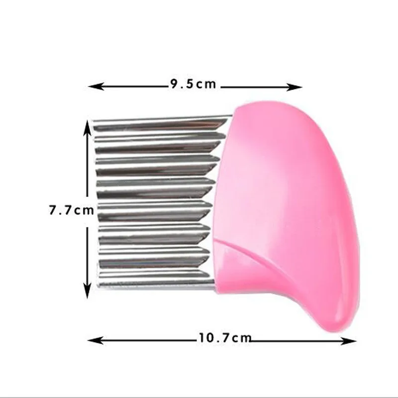 Quevinal 300pcs/lot Wave Shape Stainless Steel Corrugated Knife Potato Strip Cutting Device Frech Fries Cutter Kitchen Tool | Дом и сад