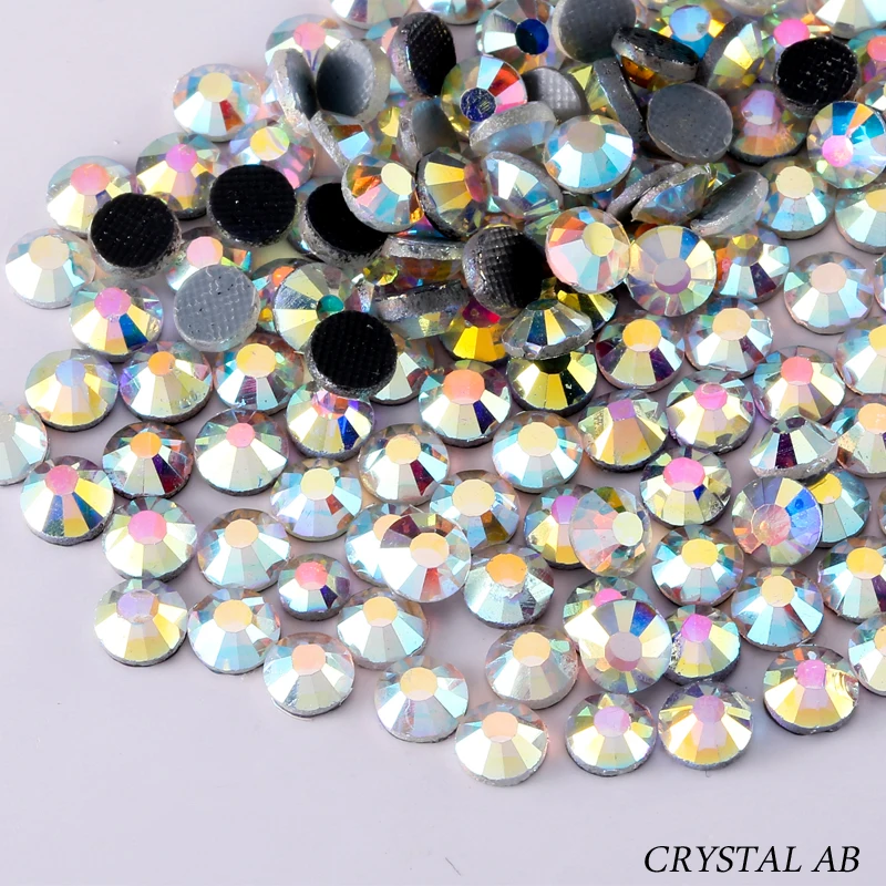 Кристалл DMC стеклянные камни горный хрусталь для горячей фиксации одежды с