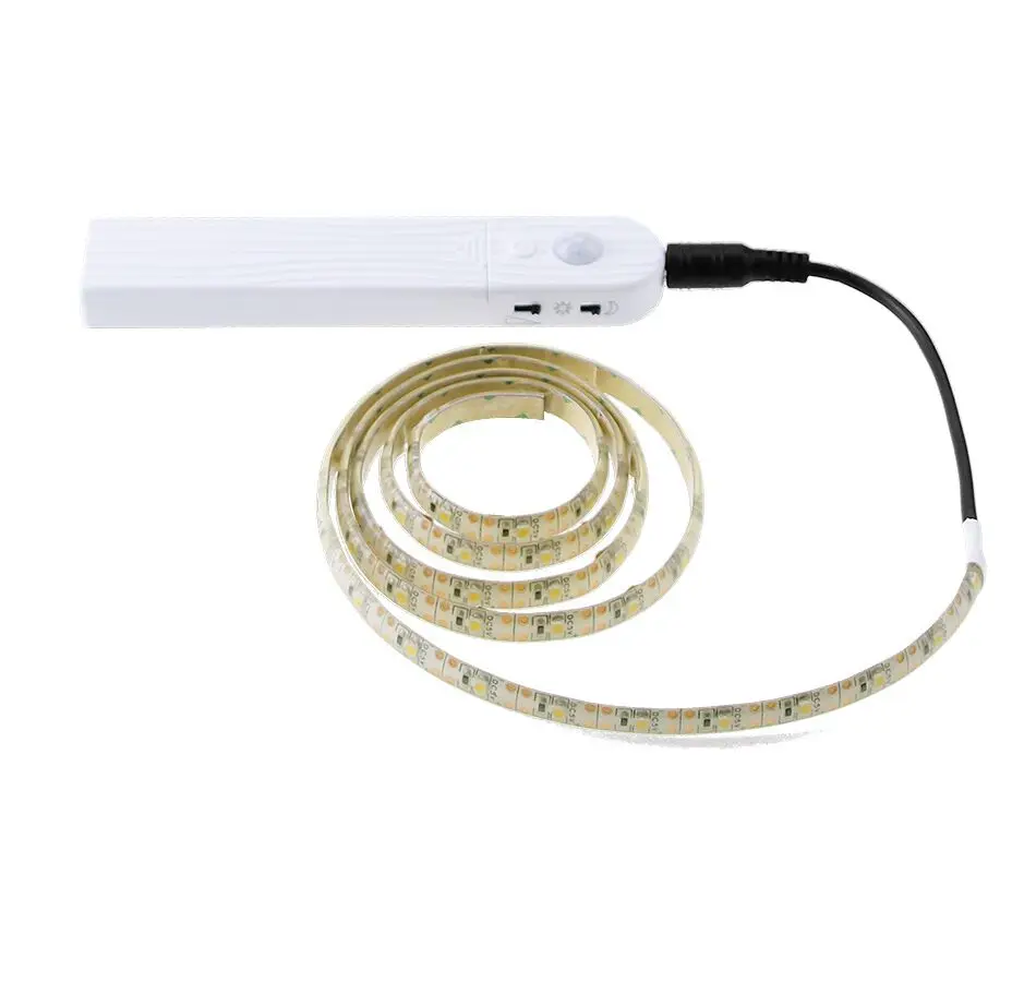 Светодиодная лента с датчиком движения и питанием от аккумулятора ночник для