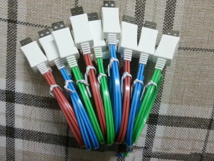 Светодиодный кабель для зарядки и передачи данных Samsung Nokia HTC Xiaomi V8 провод