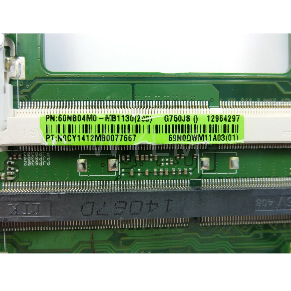 G750JS с i7-4700HQ CPU 2D Материнская плата ASUS G750J материнская для ноутбука 60NB04M0-MB113 4 слота