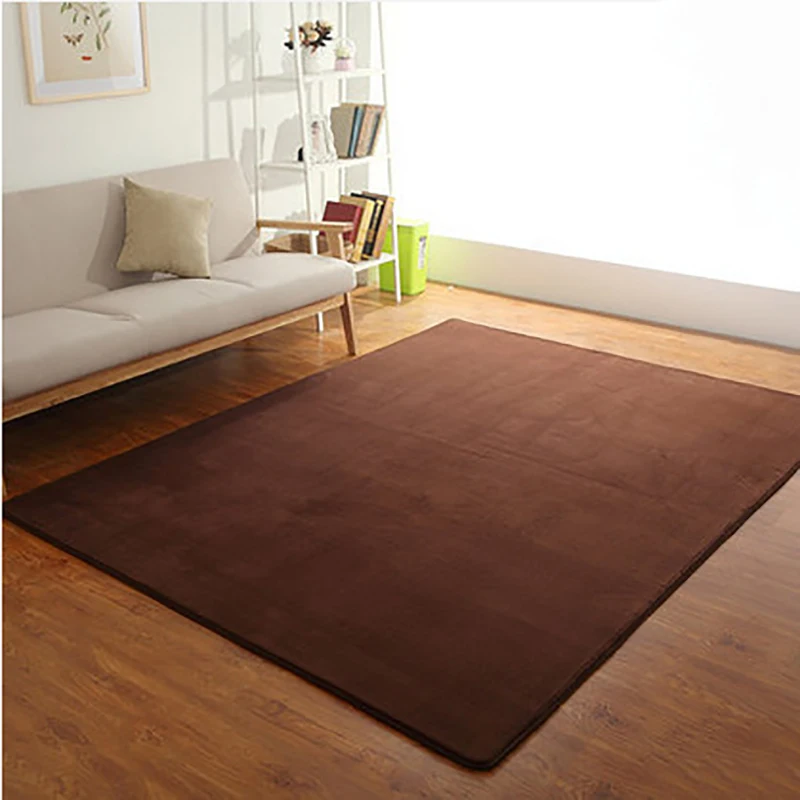 Однотонный ковер из пены с эффектом памяти для гостиной коврики и детской