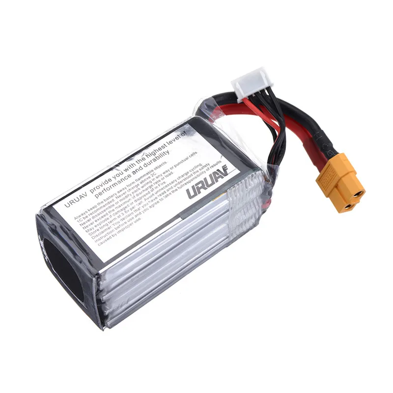 4 шт. URUAV Graphene-X Быстрая зарядка V1.0 4S 14 8 в 1300 мАч 100C Lipo батарея XT60 разъем для