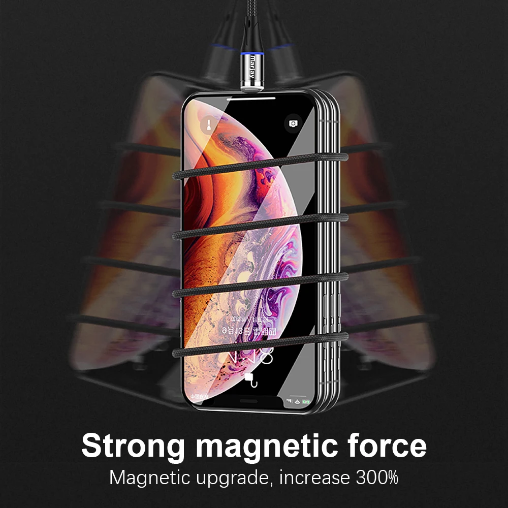 Магнитный кабель USB Type C для телефонов iPhone Android|Кабели мобильных телефонов| |