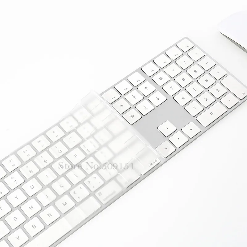 TPU Новая волшебная клавиатура с цифровой клавиатурой MQ052LL/A A1843 защитная кожа клавиатура чехол для Клавиатура Apple Magic - Цвет: TPU