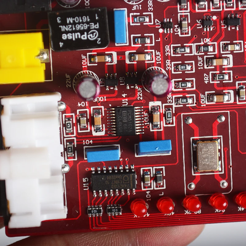 K.GUSS X9 PCM5102 TDA1308 XMOS USB Стандартная плата RCA AMP выход 32 бит/384K|Усилители мощности| |