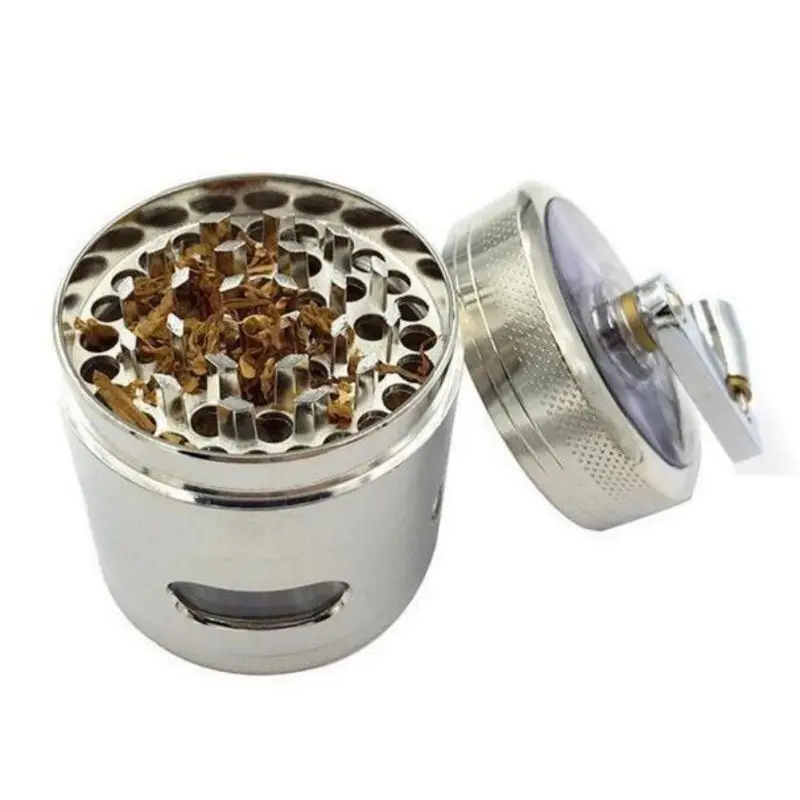 Ручное управление из цинкового сплава травы и специй кухонная шлифовальная