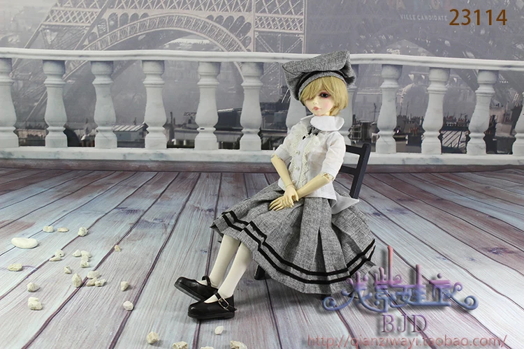 1/4 1/3 весы BJD рубашка + юбка шляпа набор для BJD/SD Одежда куклы аксессуары не включены