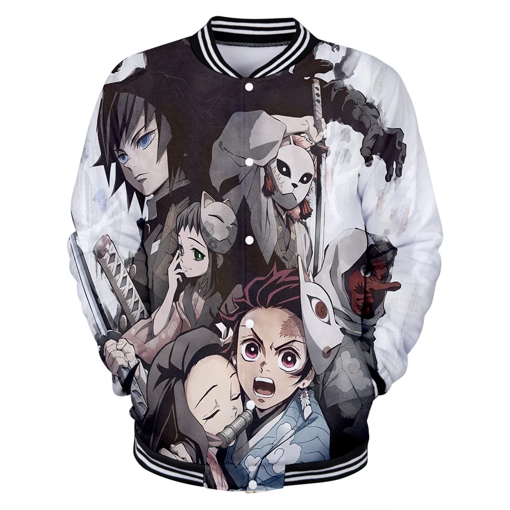 2019 японский аниме демон Slayer: Kimetsu no Yaiba 3D бейсбольная форма для мужчин/женщин
