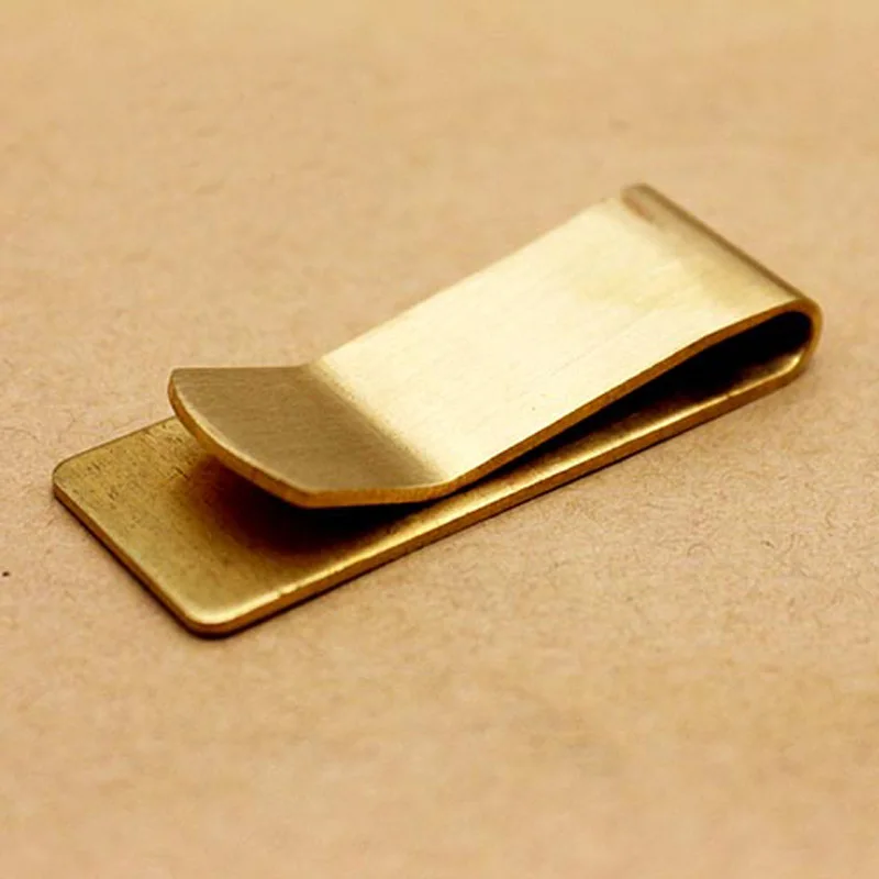 Кошелек Gibo Auja мужской из твердой меди и латуни|wallet clamp|clamp for moneyclip wallet |