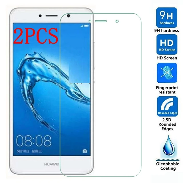 Закаленное стекло для Huawei Y7 2 шт. защита экрана защитная пленка телефона