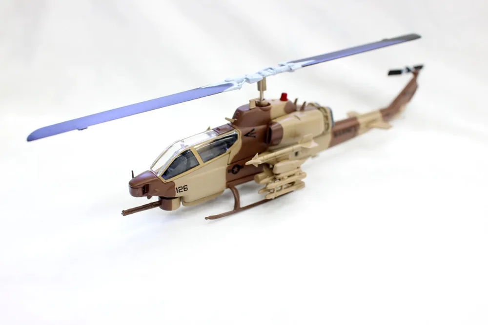 Редкие Специальное предложение 1: 72 морской корпус США супер Кобра AH 1w вертолет