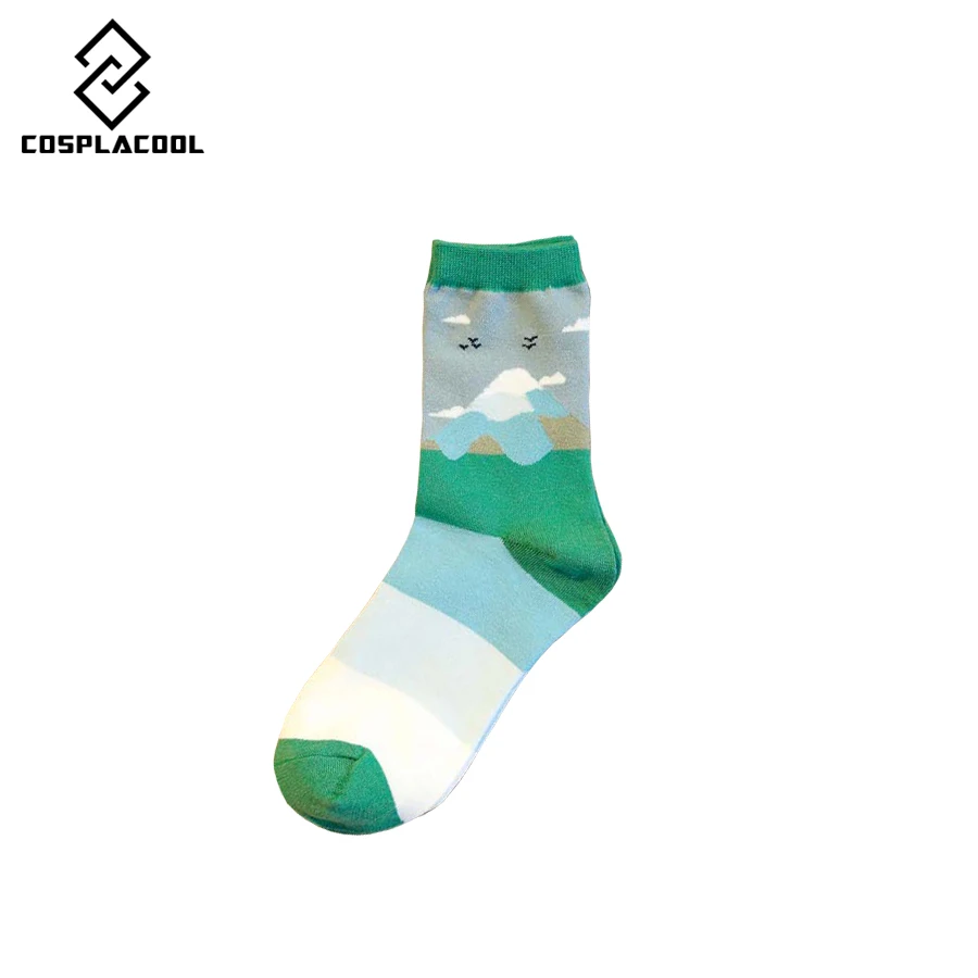 [COSPLACOOL] Японский милый красочный узор женские носки в стиле хараджуку с героями