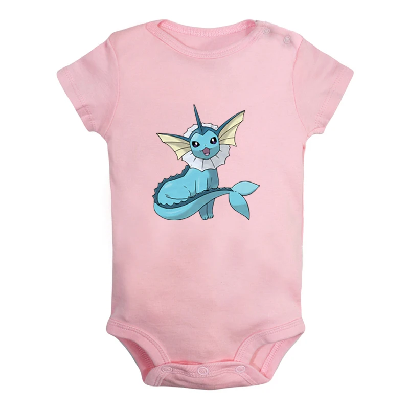 Детский комбинезон с покемоном Иви из мультфильма Jolteon Vaporeon для новорожденных