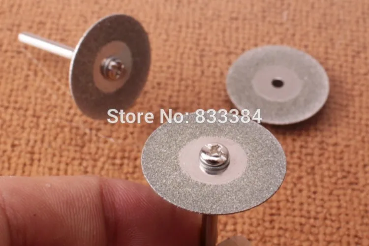 Высокая твердость! Бриллиантовые режущие диски с 5 искусственными и 1 бурой 50 мм