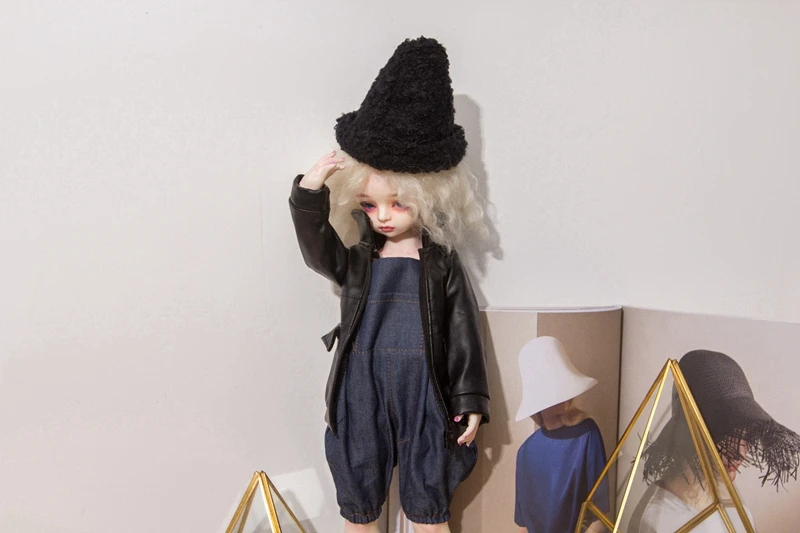 Кукольное Пальто кожаное пальто BJD кукольная одежда для 1/4 SD DD кукольные