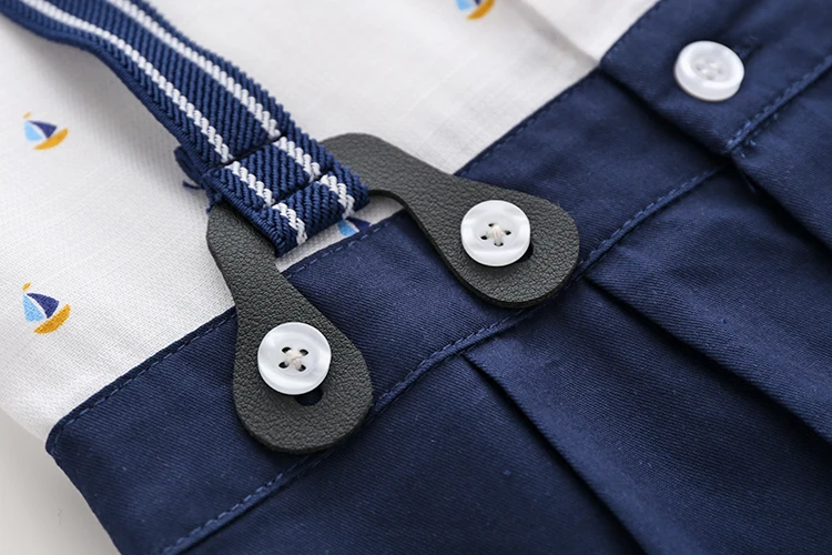 Лето 2019 г. комбинезон джентльмена для новорожденных мальчиков с маленьким