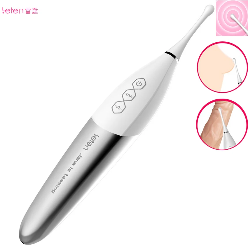 Leten USB Массажер Стимулятор клитора высокочастотные Вибраторы Быстрый крик оргазм