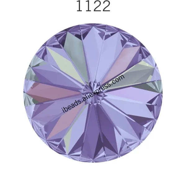 Crystal 001 VL F Кристаллы от Swarovski 1122 круглые Rivoli каменные закрученные точечные Стразы для украшения одежды - Цвет: Crystal 001 VL F