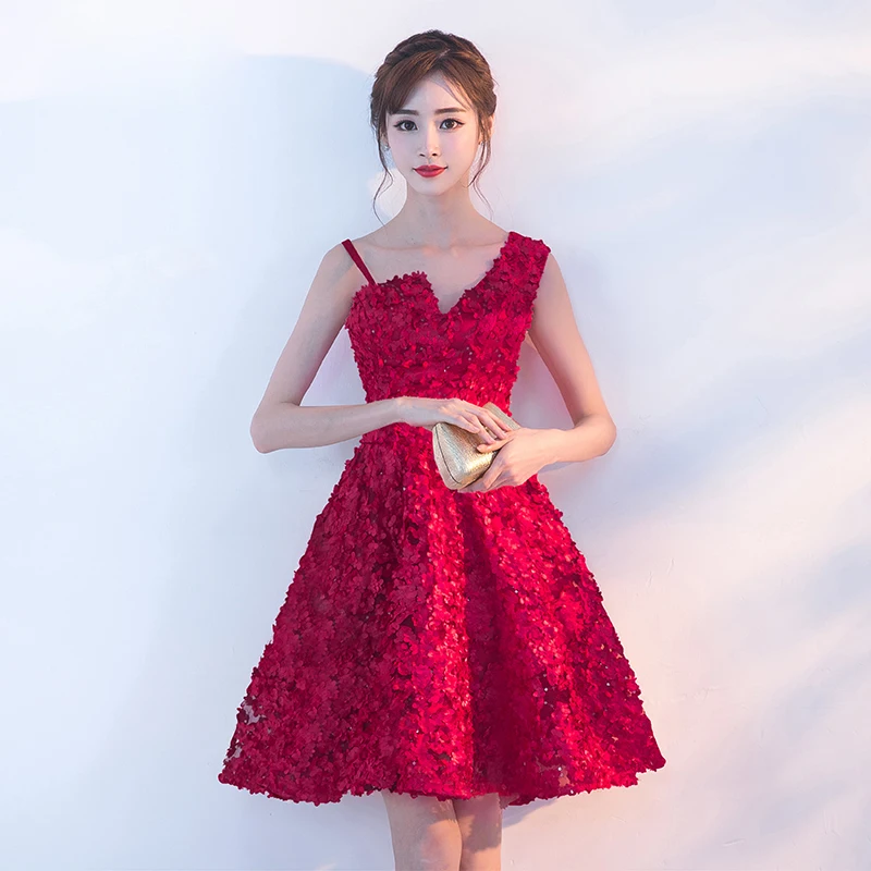 Wine Red Robe de soiree темно-синее кружевное ТРАПЕЦИЕВИДНОЕ ПЛАТЬЕ с открытой спинкой без рукавов вечернее платье vestido de festa платье для выпускного вечера платья для дня рождения - Цвет: Wine Red