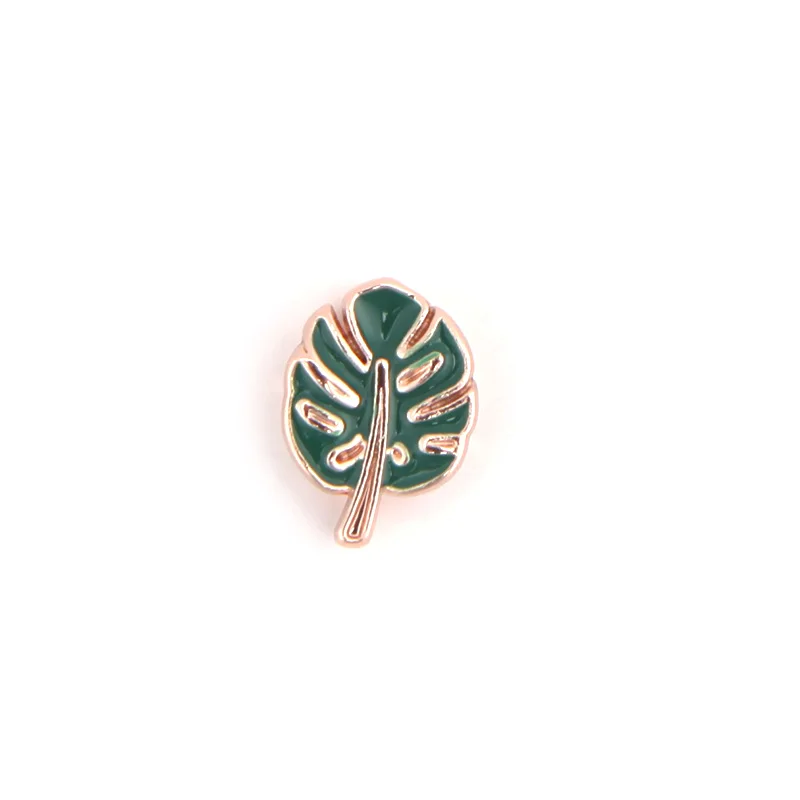 Оригинальный дизайн SANSHOOR PHILODENDRON шармы для слайдов размером 10 мм Женский сетчатый