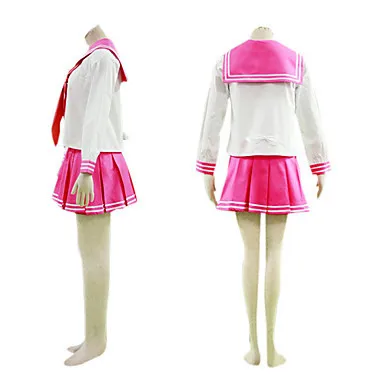 Костюм для косплея вдохновленный счастливой звездой японская школьная форма Red