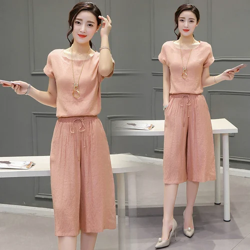 Женский весенний свободный костюм с карманами модные повседневные брюки палаццо