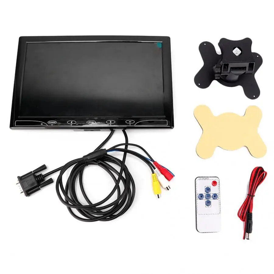 Dvd 10,1 дюймов ips VGA дисплей монитор устройство 1024*600 для домашнего автомобиля видео наблюдения новое поступление