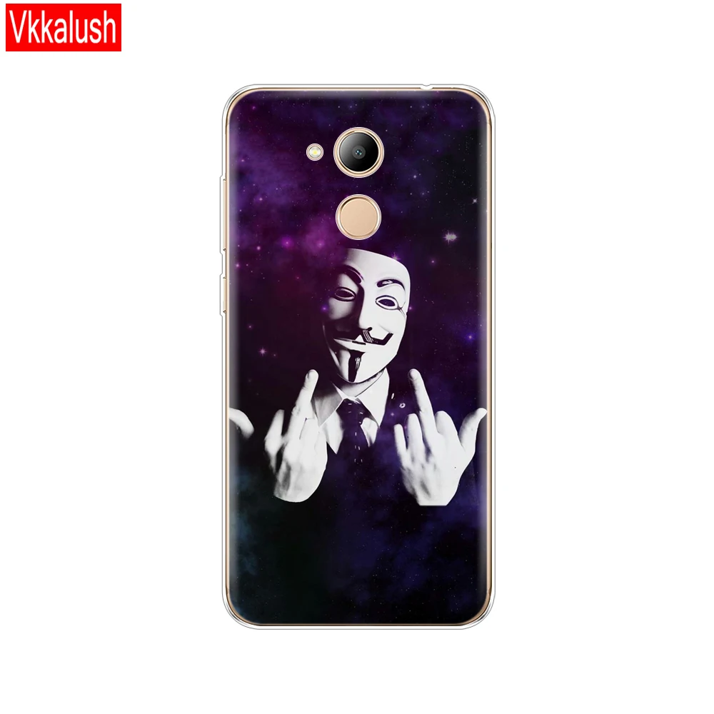 80061 Силиконовый чехол-накладка для huawei Honor 6C Pro 5,", мягкая задняя крышка из ТПУ для huawei 6C Pro V9 PLAY, полная защита от ударов 360 - Цвет: 80061