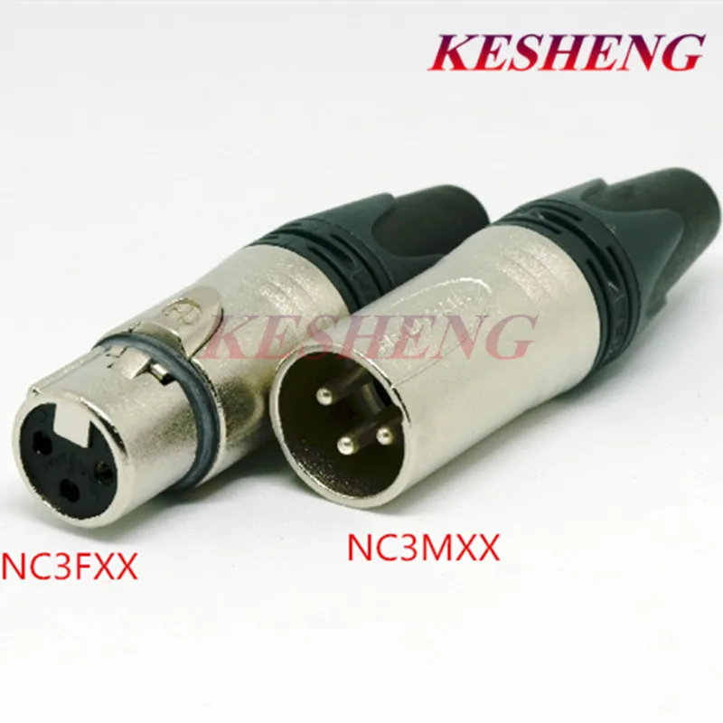 60 шт/30 шт NC3MXX и 30 NC3FXX для NEUTRIK Male female набор 3 Pin XLR коннектор withe высокое