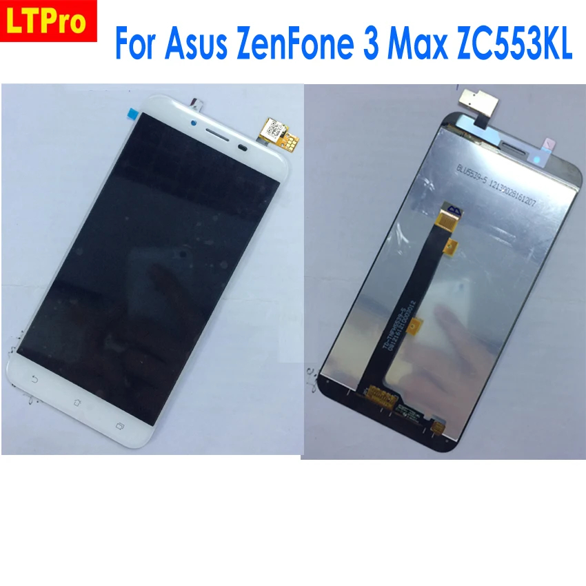 

LTPro Best Quality Tested Well Full LCD Display Touch Screen Digitizer Assembly For Asus Zenfone 3 Max ZC553KL Phone Parts