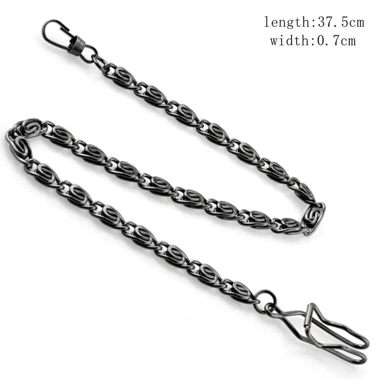 

37.5cm Stainless Steel Chain Necklace for men women Watch Accessories Pocket Watch chain