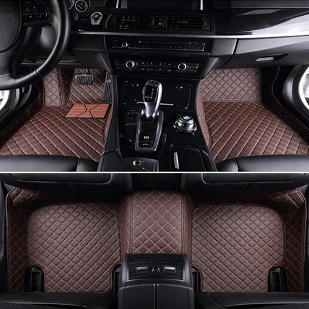 Coffee Fuzhkaqi изготовленные на заказ автомобильные коврики для Haval все модели H1 H2 H3 H4 H5 H6 H7 H8 H9 M6 H2S H6coupe стайлинга автомобилей авто аксессуары - Название цвета: Coffee