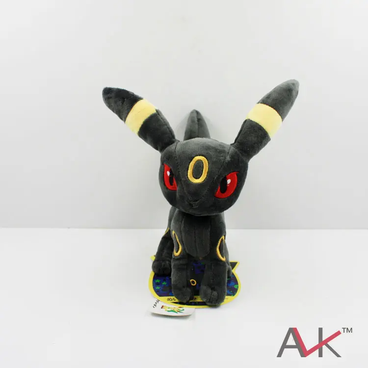 Монстры стоя Eevee Монстр Espeon Jolteon Umbreon Vaporeon Flareon Glaceon Leafeon Плюшевые игрушки куклы 14~ 19 см 5 шт./партия - Цвет: Umbreon