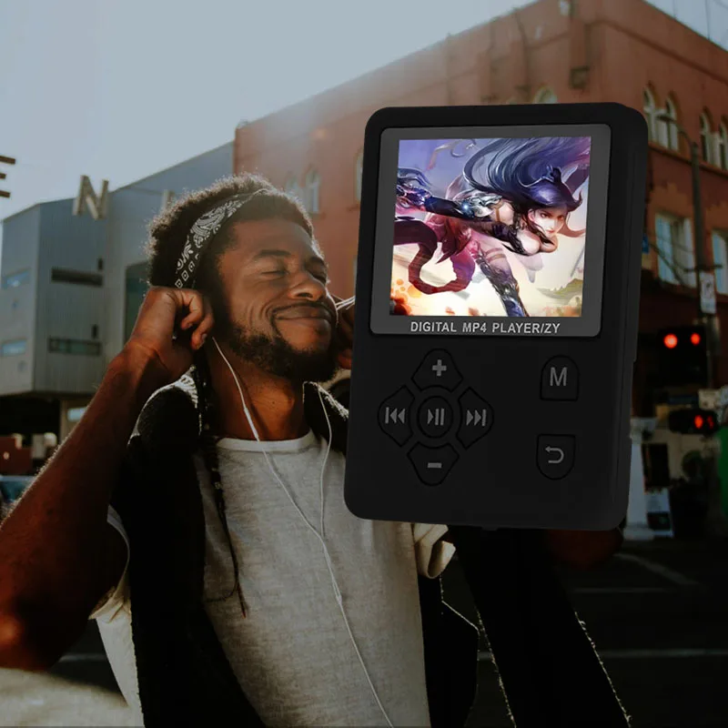 1 8-дюймовый цветной экран ультратонкий MP4-плеер с поддержкой карт TF 32 ГБ