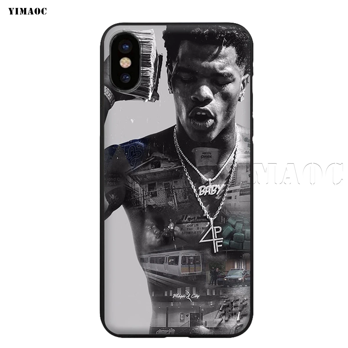 YIMAOC Lil Baby Мягкий силиконовый чехол для iPhone 11 Pro XS Max XR X 8 7 6 6S Plus 5 5S se - Цвет: 4