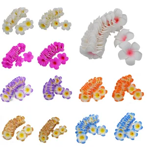 10 шт. 5 размеров PE поролоновая Плюмерия DIY искусственный венок ФРАНЖИПАНИ Яйцо цветок головки для свадьбы декор Гавайские праздничные принадлежности