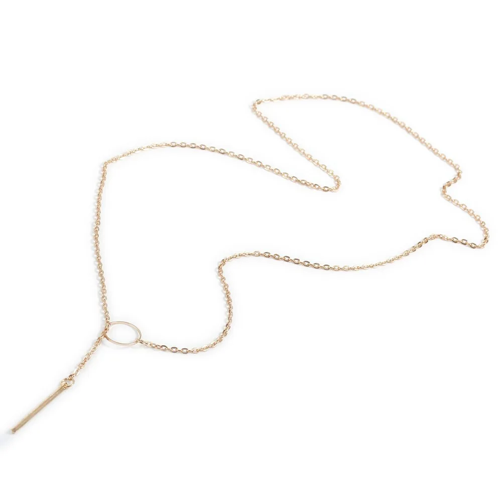 1 шт. Y-образная цепочка с квадратным кулоном серебристого и золотистого цвета |