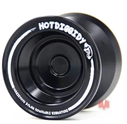 black Новое поступление MAGICYOYO MAGIC Hotdiggidy-M07 первое поколение YOYO для профессионального йо-йо 6061 один металл - Цвет: black