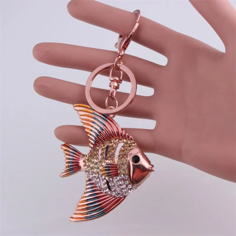 Креативный дизайн в виде животного брелок золотистого цвета полный горный