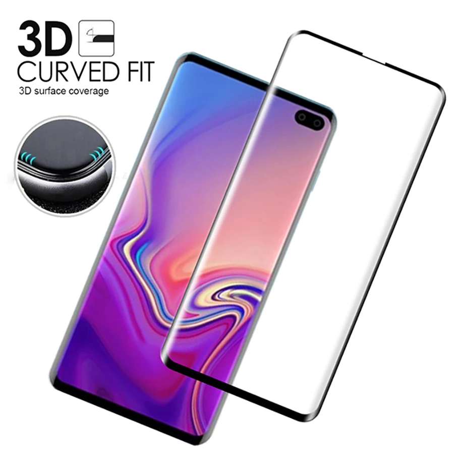 Закаленное защитное стекло для Samsung galaxy s10 s10e s9 plus 10 s 9s|Защитные стёкла и плёнки