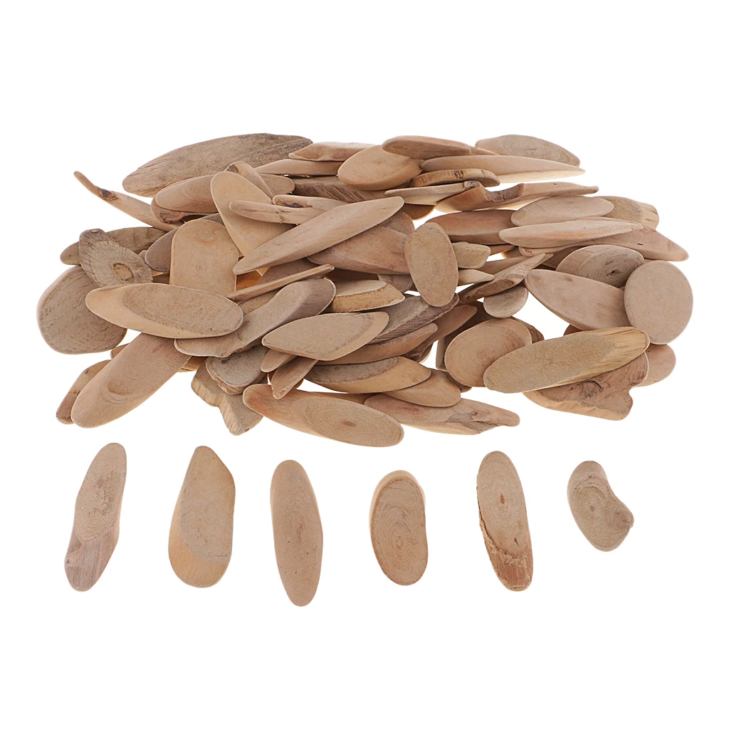 Oval 4.2-8cm 250 г деревенская НЕОБРАБОТАННАЯ древесина коряги палочки Ломтики Для DIY дома Свадебная вечеринка украшения модель изготовления материала - Цвет: Oval 4.2-8cm