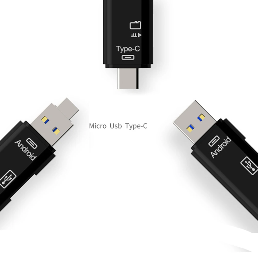Устройство для чтения карт SD TF Micro Usb C OTG 2 цвета | Компьютеры и офис