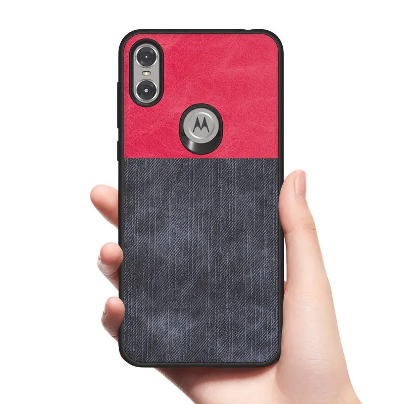 SRHE чехол для Motorola Moto One P30 Play джинсовая Мягкая силиконовая задняя крышка Play/Moto XT1941 |