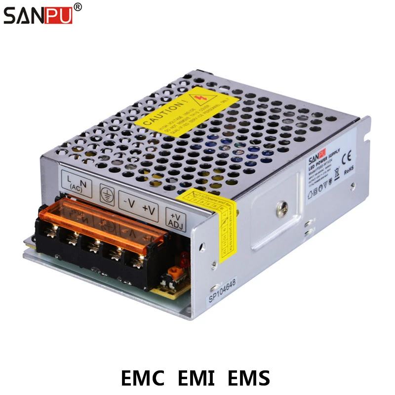 Импульсный источник питания SANPU EMC EMI импульсный с напряжением 24 В постоянного