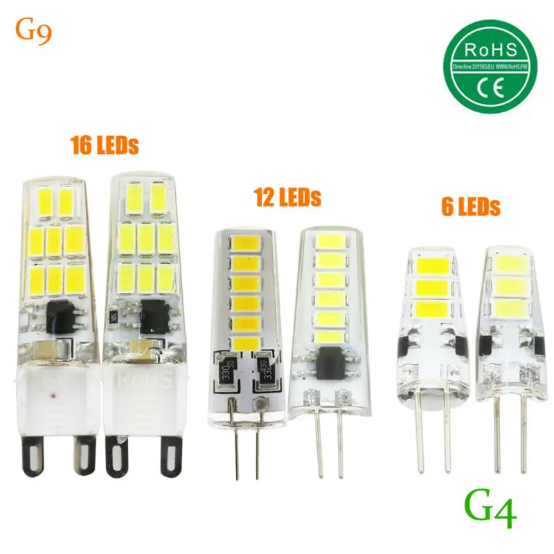 Новинка 2016 светодиодный лампы SMD 5733 G4 G9 для детей от 6 до 12 лет 16 s 2 Вт 3 5 Corn