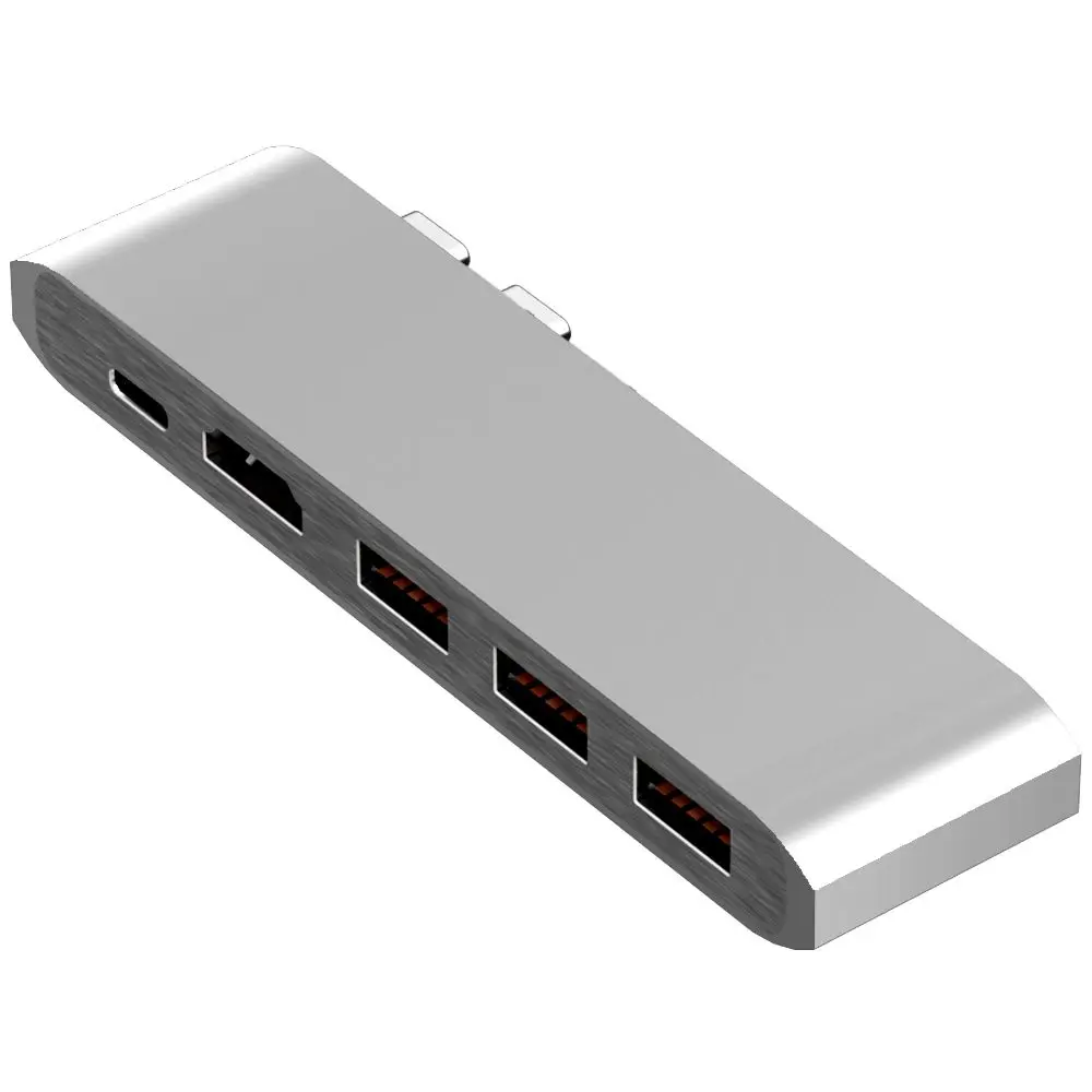 USB-C к HDMI адаптер Thunderbolt 3 usb type C концентратор подключающийся аппаратный ключ с PD TF