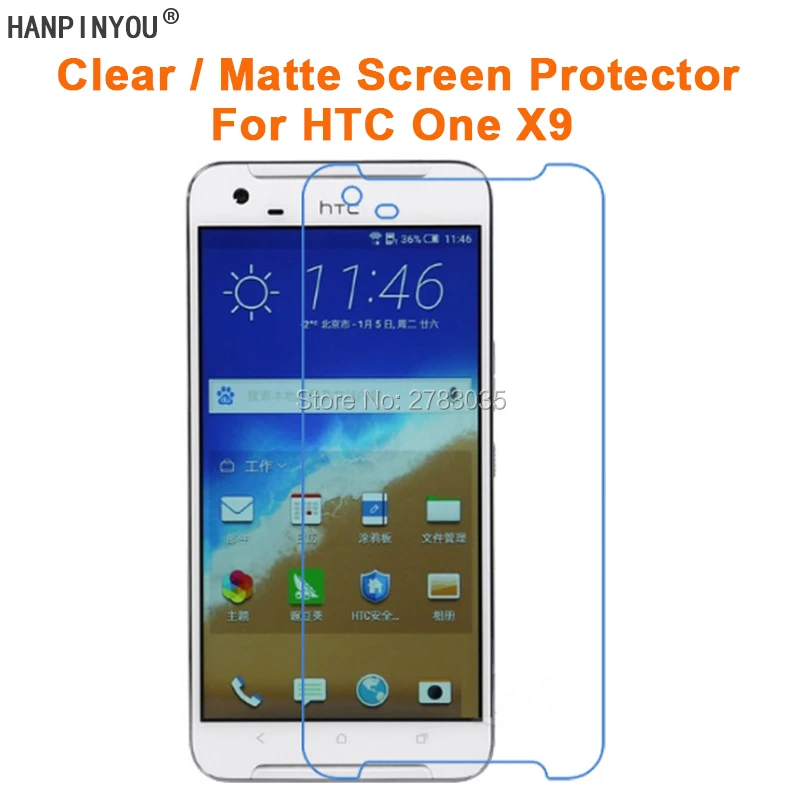 

Новая прозрачная/Антибликовая матовая защитная пленка HD для экрана HTC One X9 5,5 дюймов, защитная пленка (не закаленное стекло)